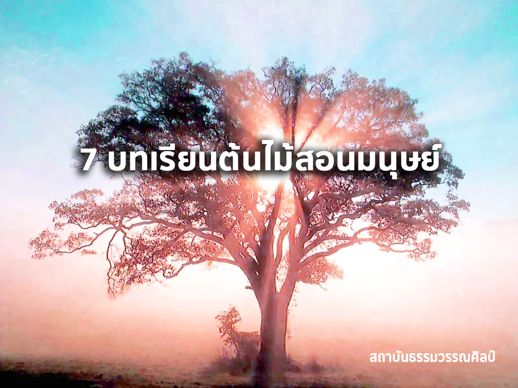 7 บทเรียนต้นไม้สอนมนุษย์