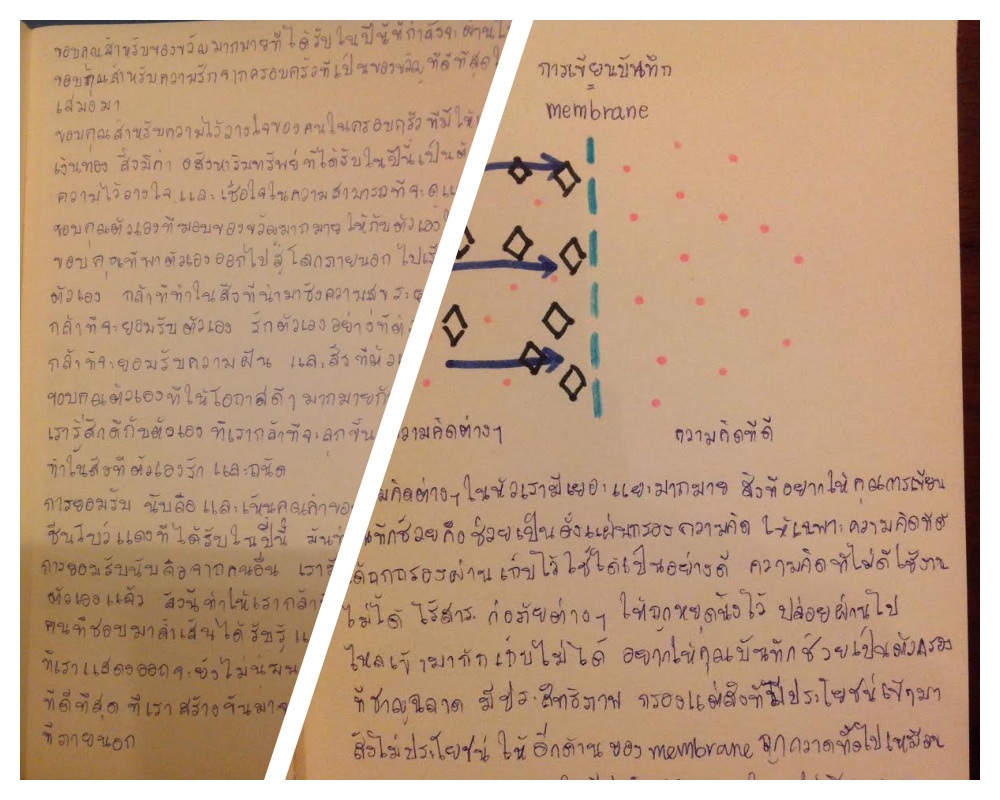 บทเรียน “เขียนเยียวยา” กึ่งออนไลน์ (ธันวาคม ๒๕๕๙) (๔)