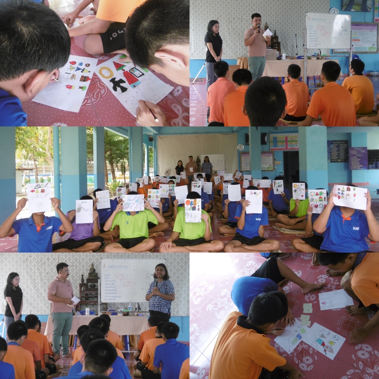อบรมการเขียนบำบัดกับน้องๆ สถานพินิจฯปทุมธานี เดือนที่ 1/2568